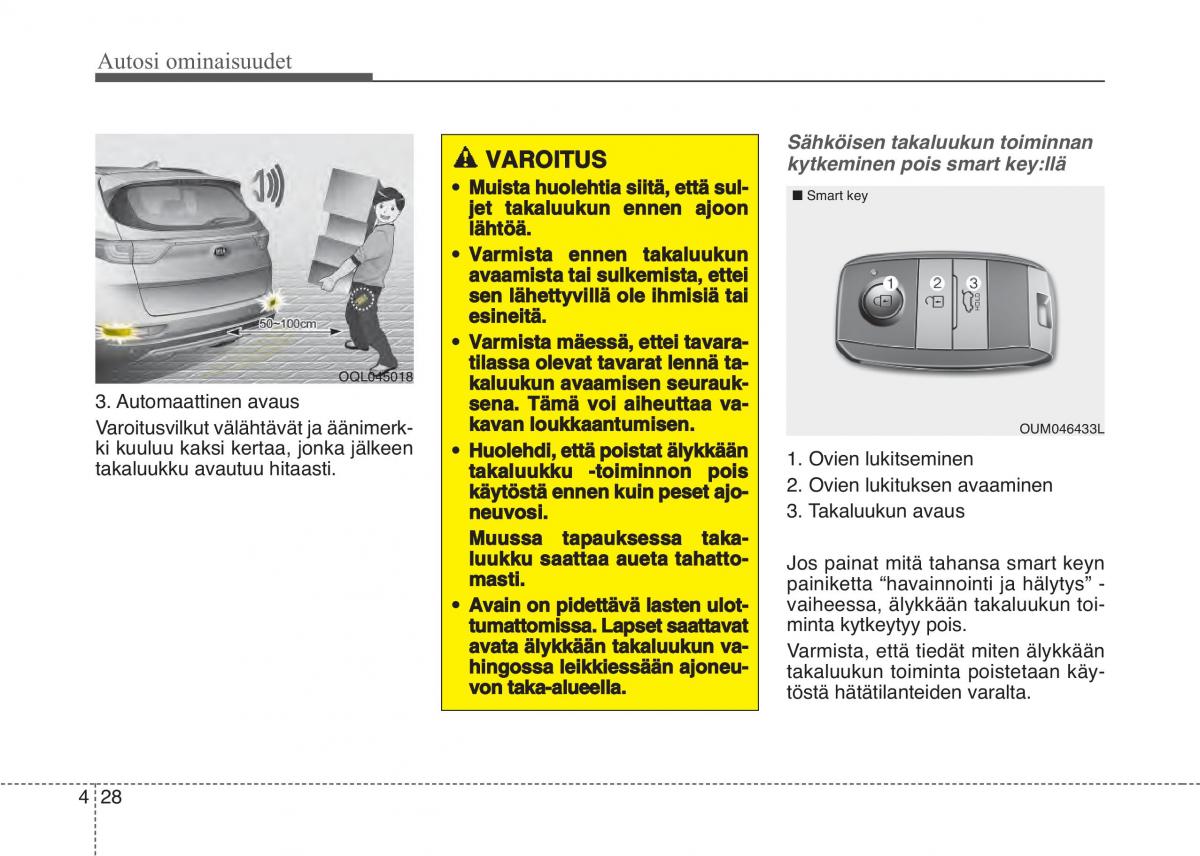 KIA Sportage IV omistajan kasikirja / page 119