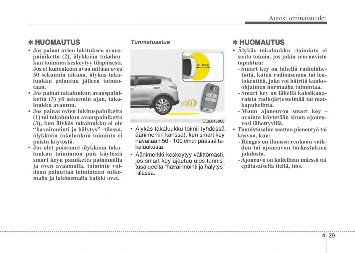 KIA Sportage IV omistajan kasikirja / page 120