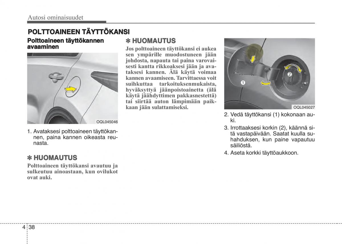 KIA Sportage IV omistajan kasikirja / page 129