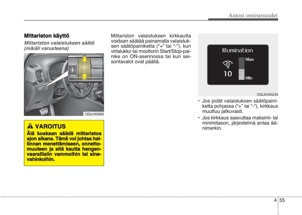 KIA Sportage IV omistajan kasikirja / page 146