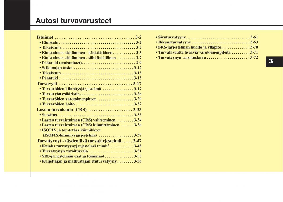 KIA Sportage IV omistajan kasikirja / page 20