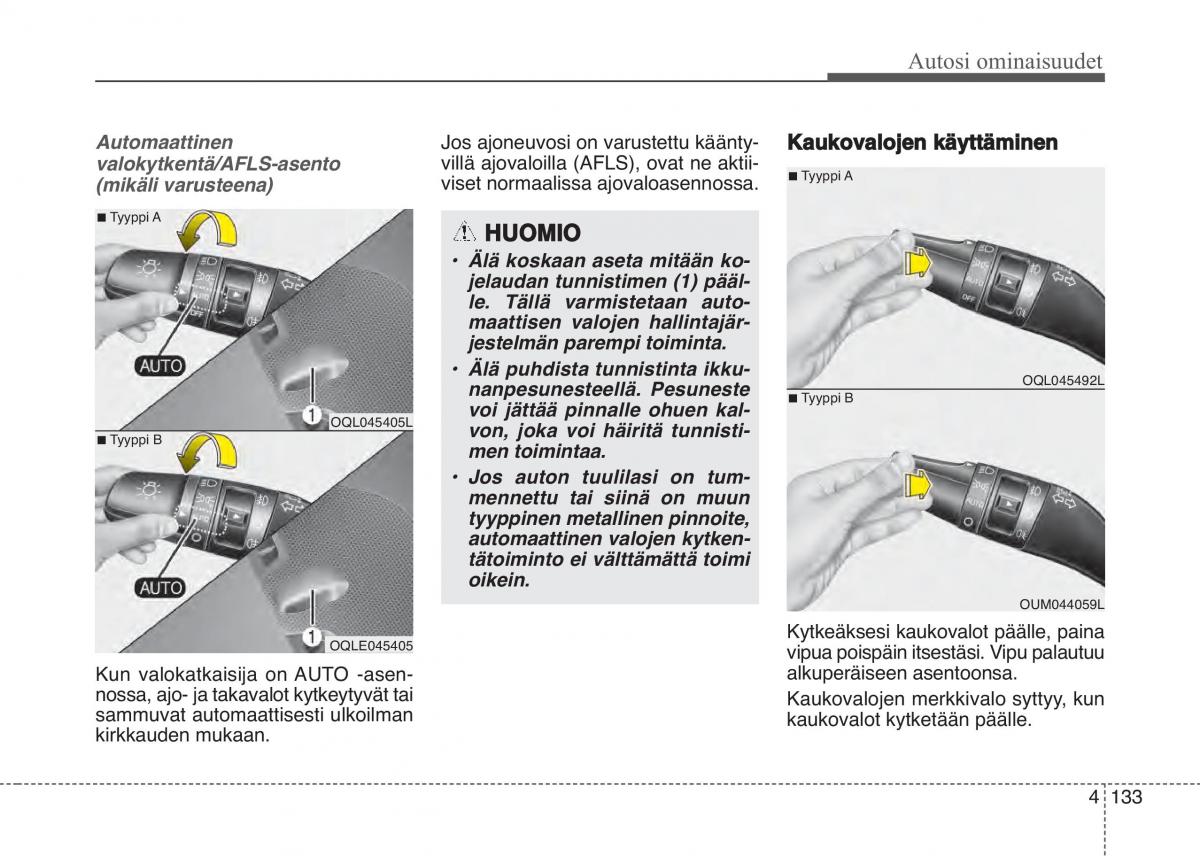 KIA Sportage IV omistajan kasikirja / page 224