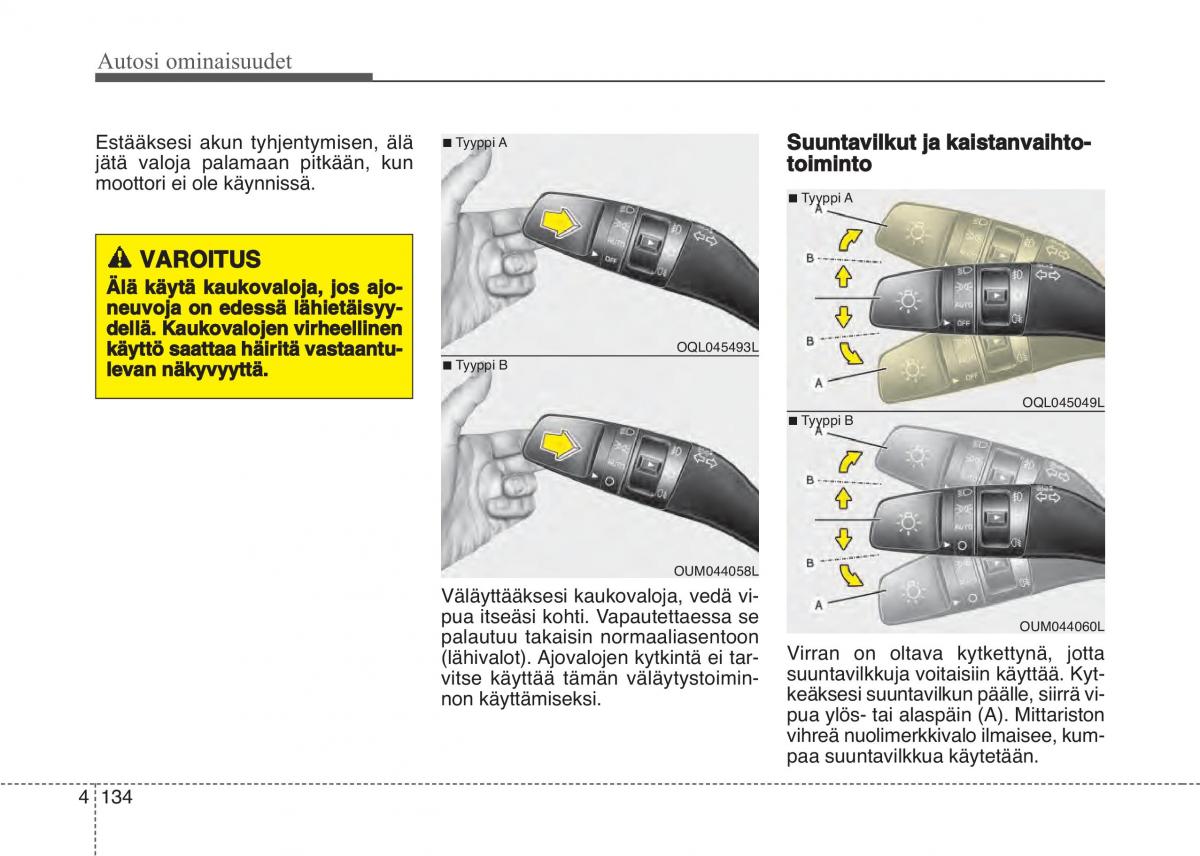 KIA Sportage IV omistajan kasikirja / page 225