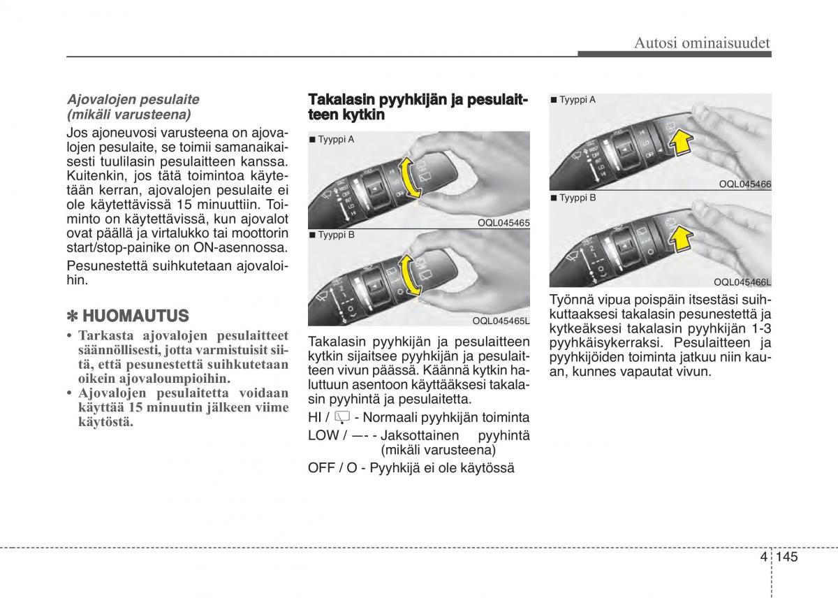 KIA Sportage IV omistajan kasikirja / page 236