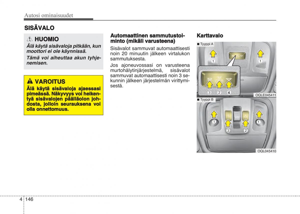 KIA Sportage IV omistajan kasikirja / page 237