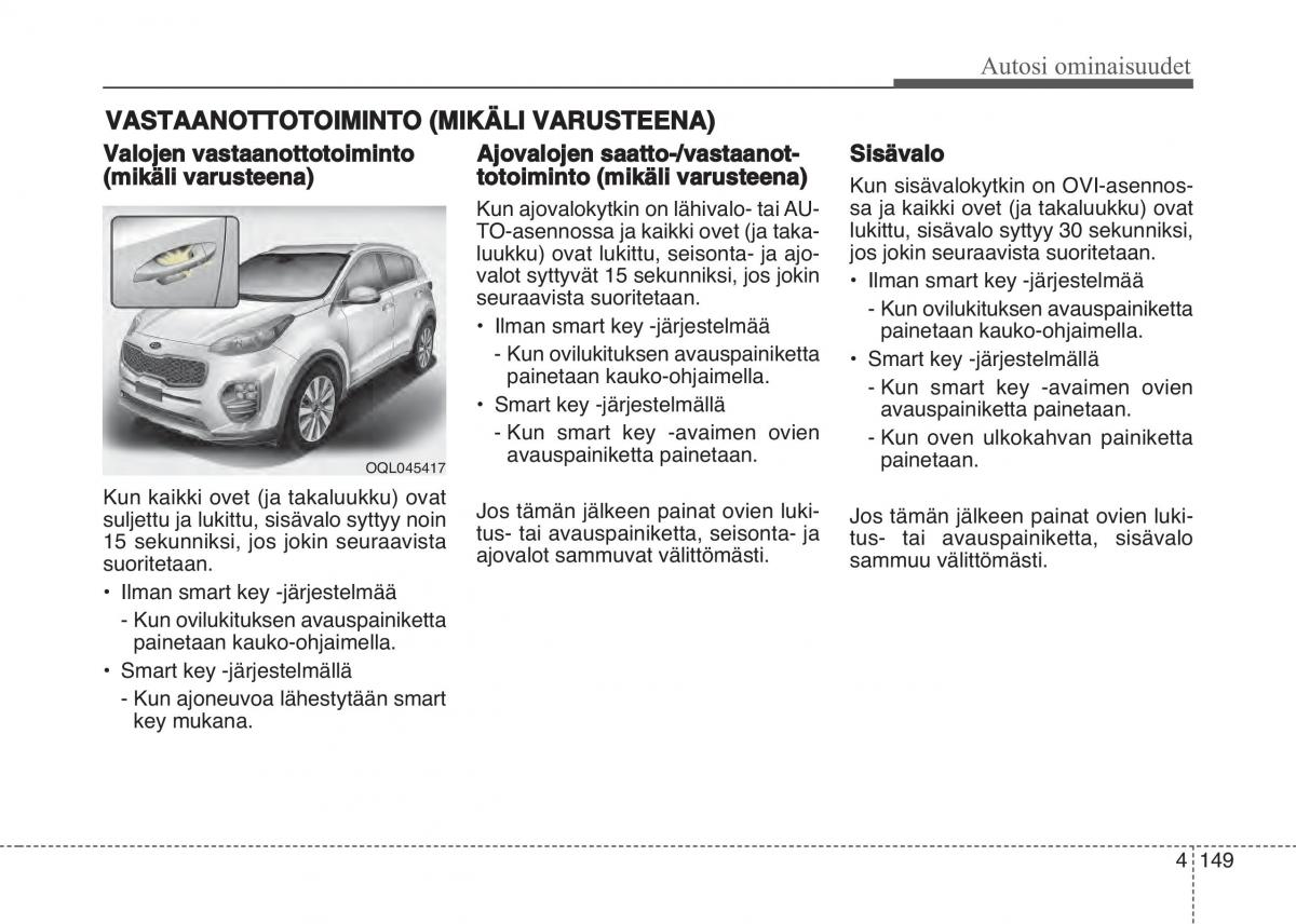 KIA Sportage IV omistajan kasikirja / page 240