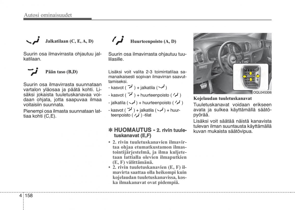 KIA Sportage IV omistajan kasikirja / page 249