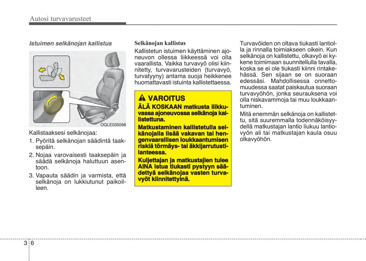 KIA Sportage IV omistajan kasikirja / page 25