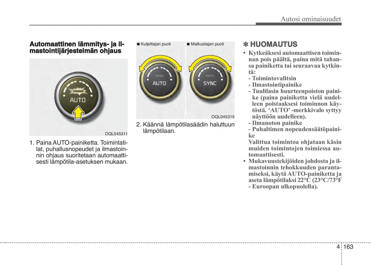 KIA Sportage IV omistajan kasikirja / page 254