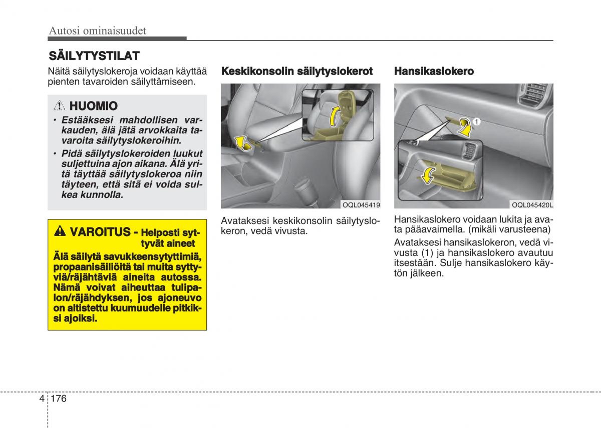 KIA Sportage IV omistajan kasikirja / page 267