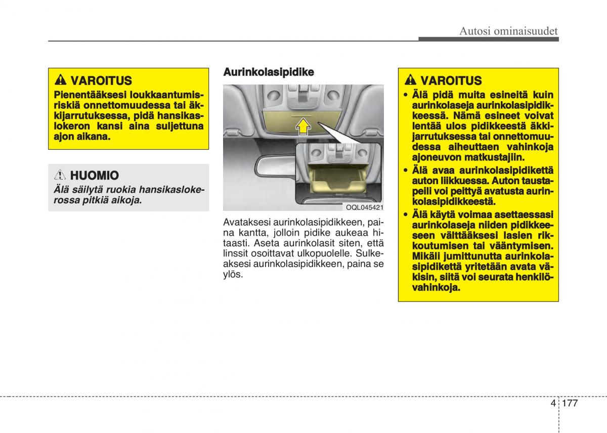 KIA Sportage IV omistajan kasikirja / page 268