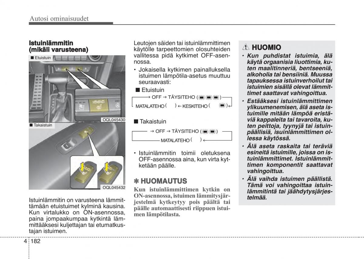 KIA Sportage IV omistajan kasikirja / page 273