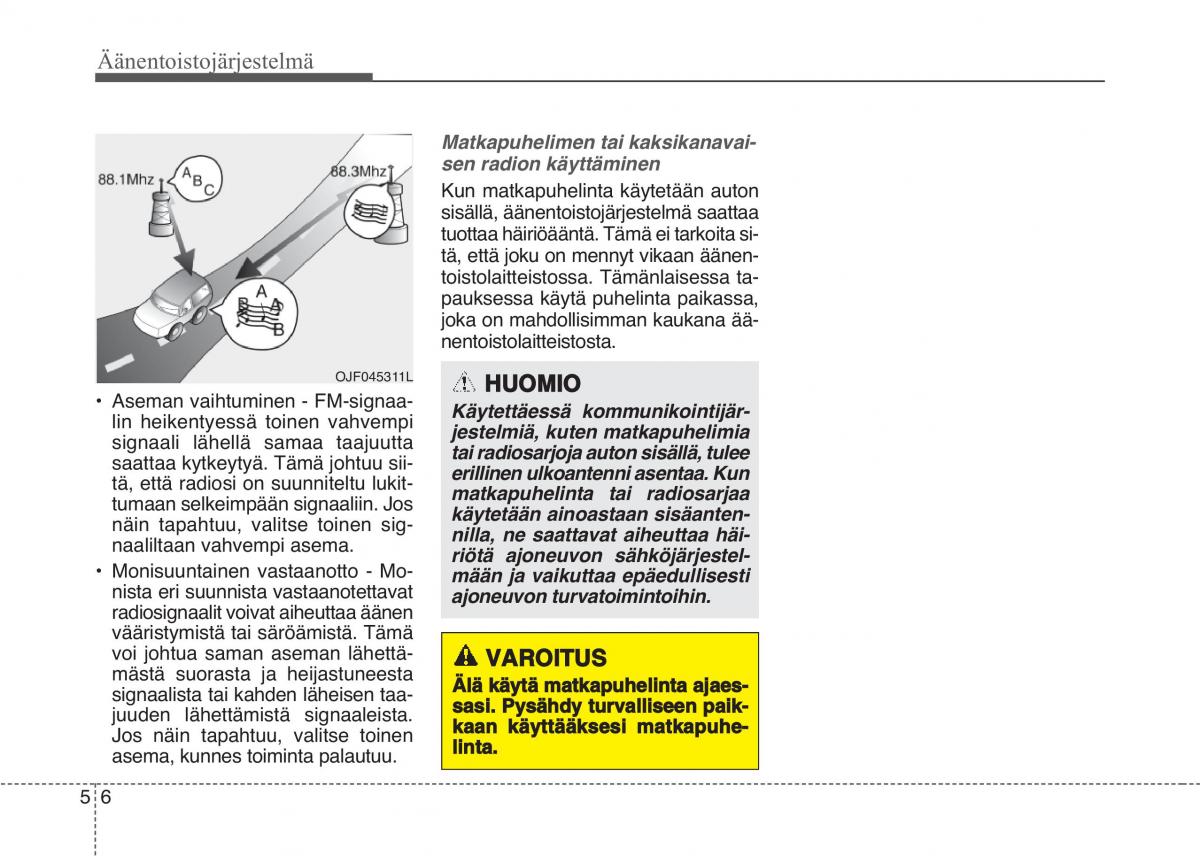 KIA Sportage IV omistajan kasikirja / page 290