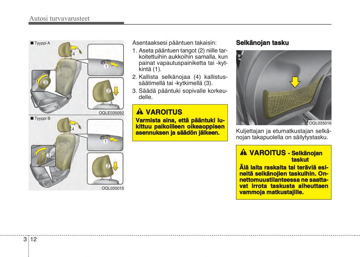 KIA Sportage IV omistajan kasikirja / page 31