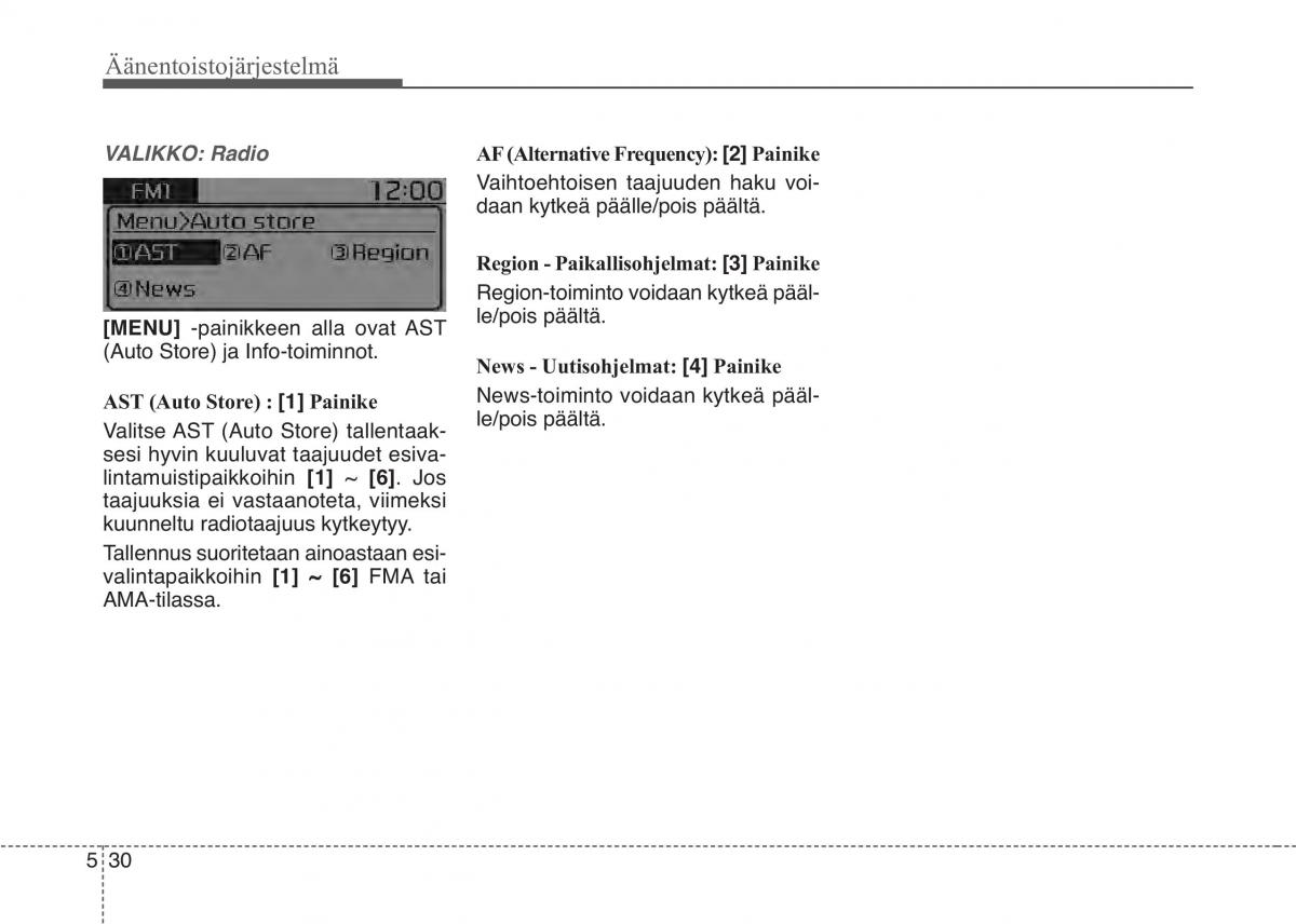 KIA Sportage IV omistajan kasikirja / page 314