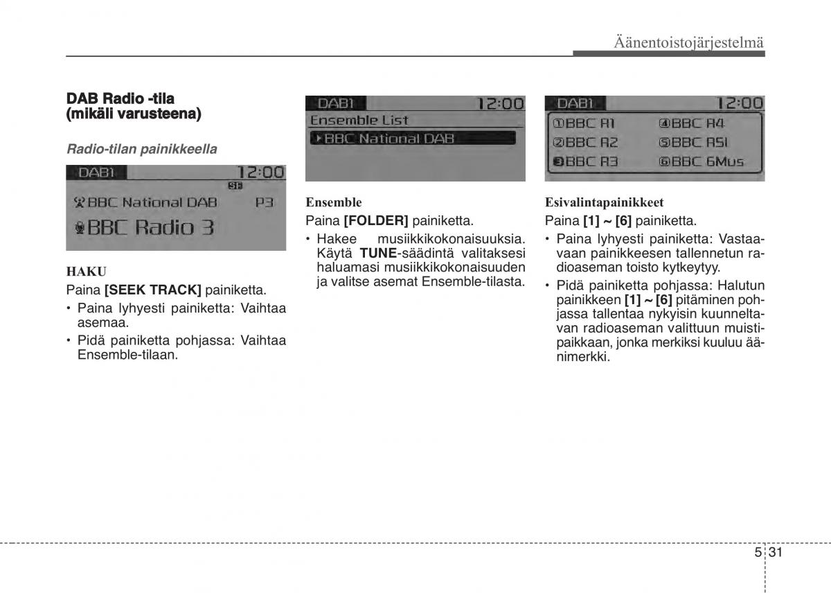 KIA Sportage IV omistajan kasikirja / page 315