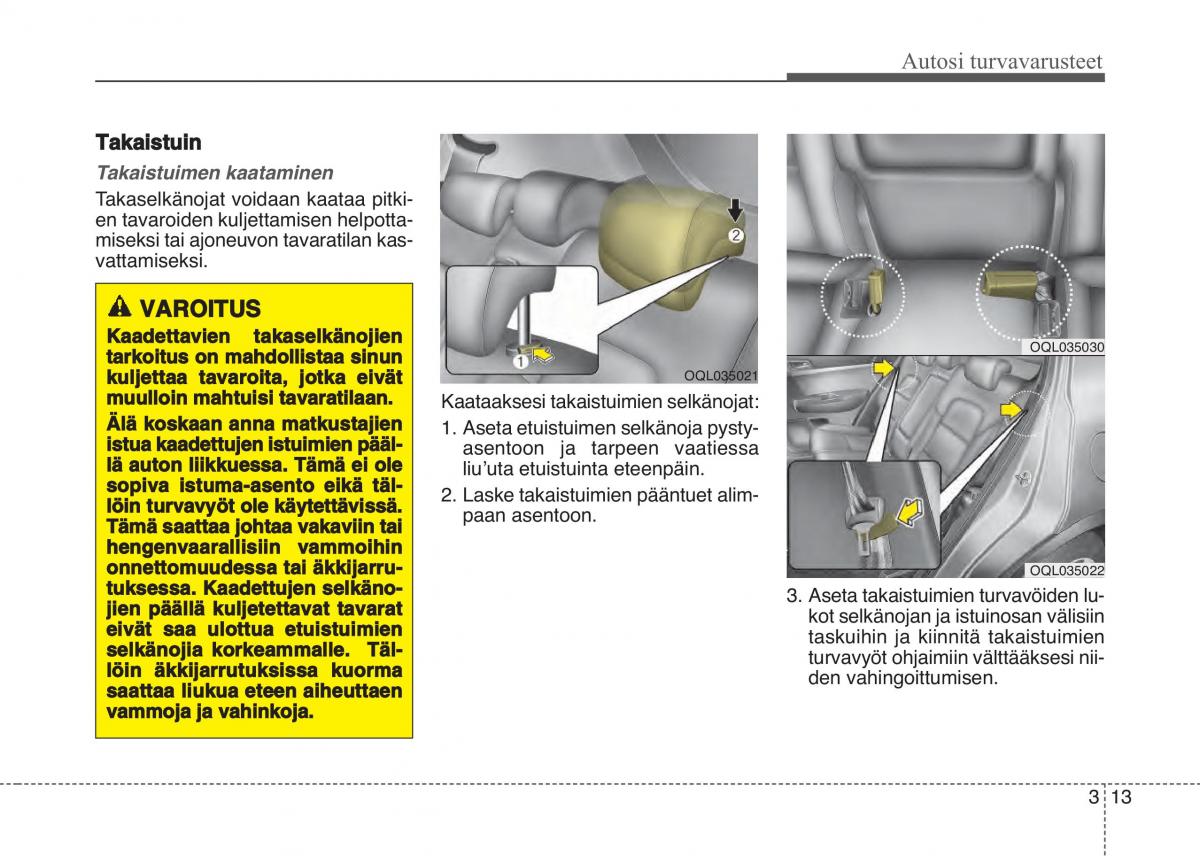 KIA Sportage IV omistajan kasikirja / page 32