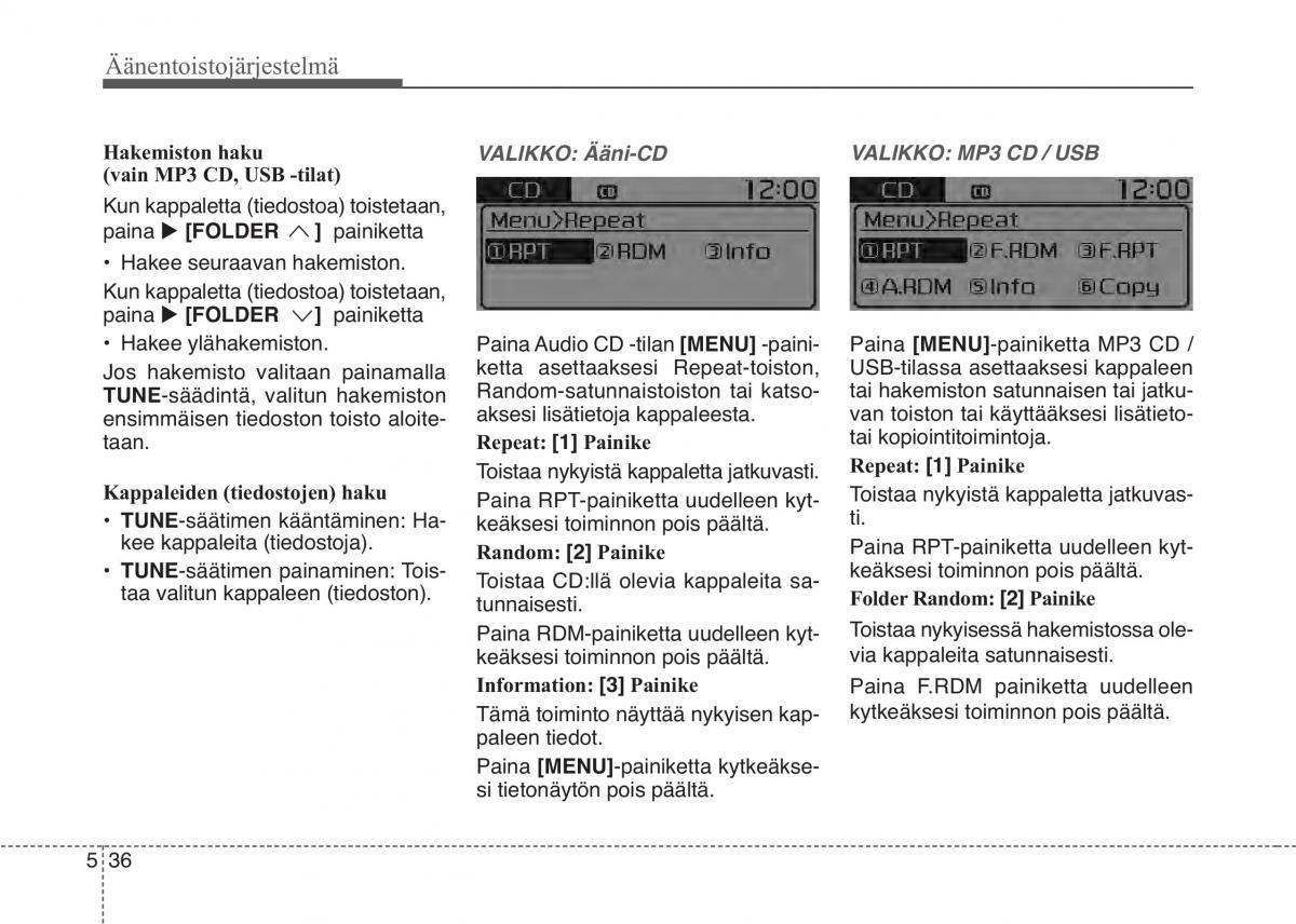 KIA Sportage IV omistajan kasikirja / page 320