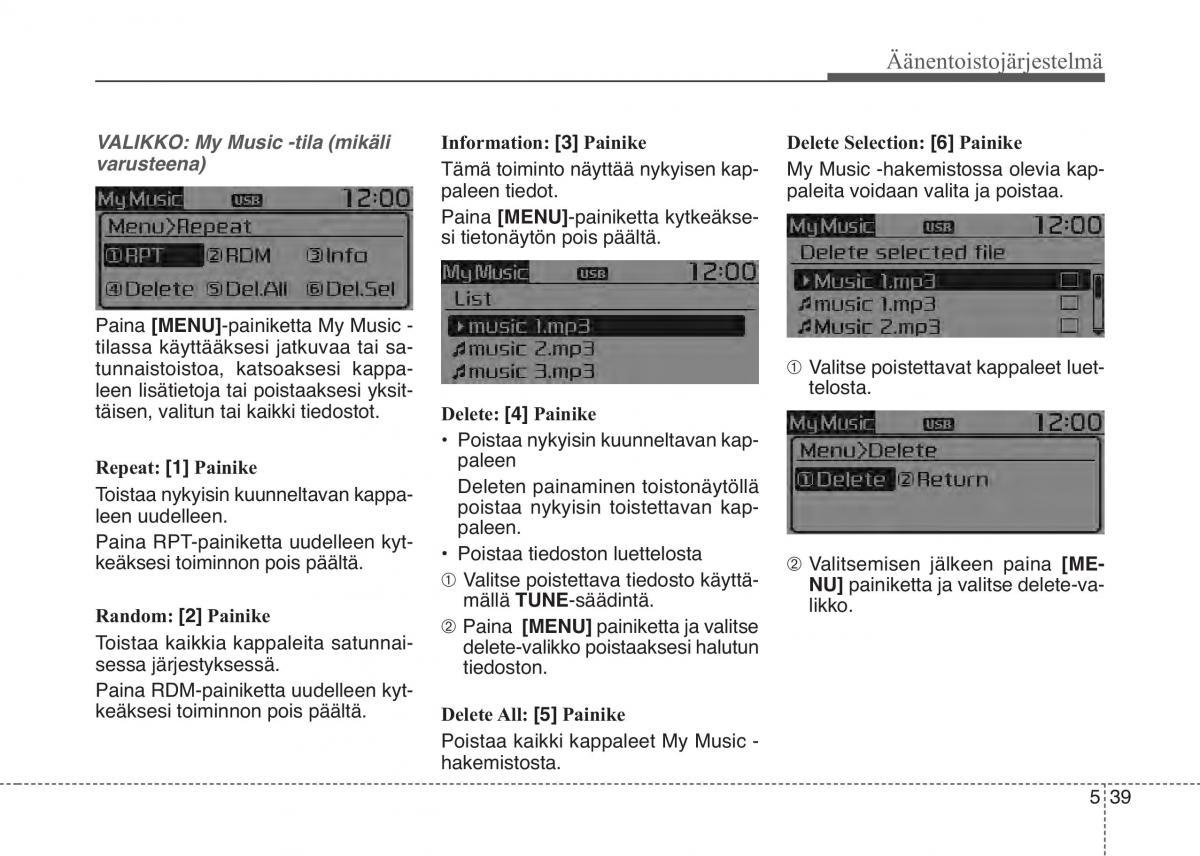 KIA Sportage IV omistajan kasikirja / page 323