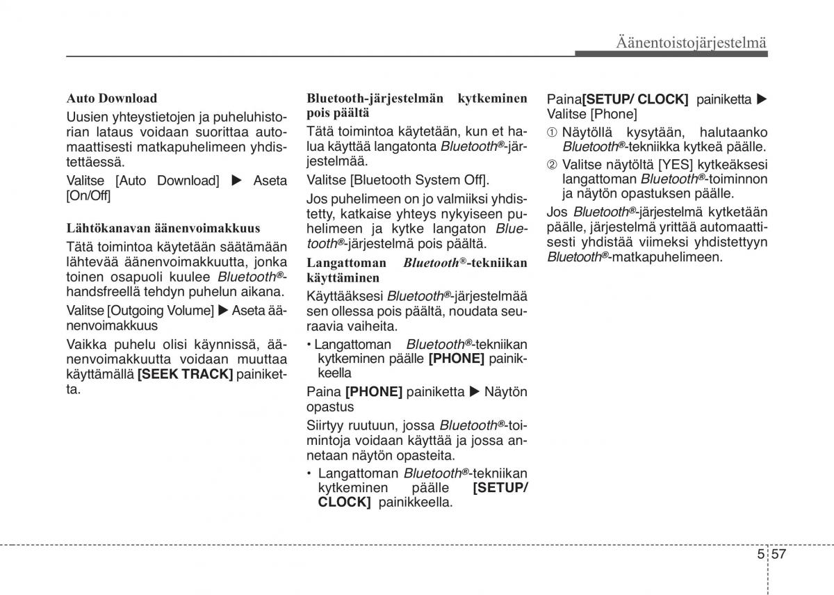 KIA Sportage IV omistajan kasikirja / page 341