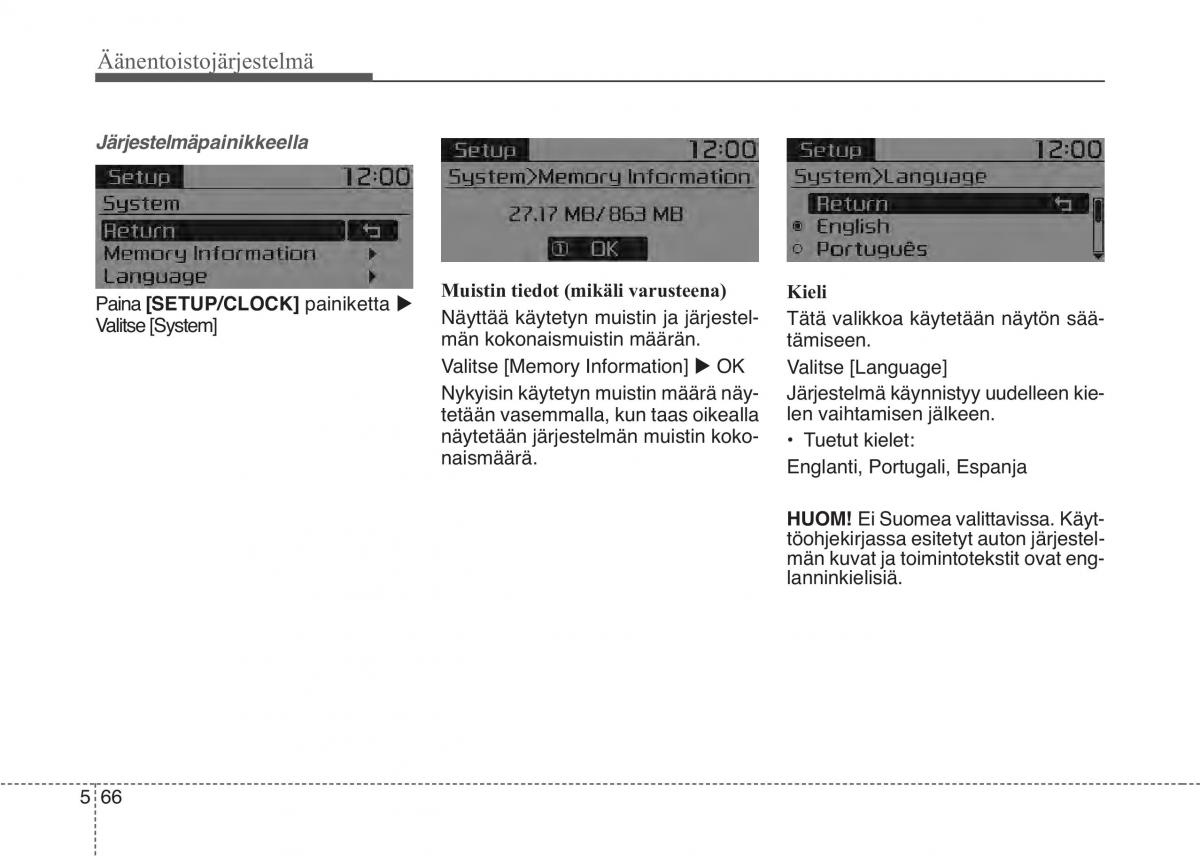 KIA Sportage IV omistajan kasikirja / page 350