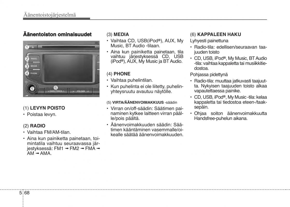 KIA Sportage IV omistajan kasikirja / page 352