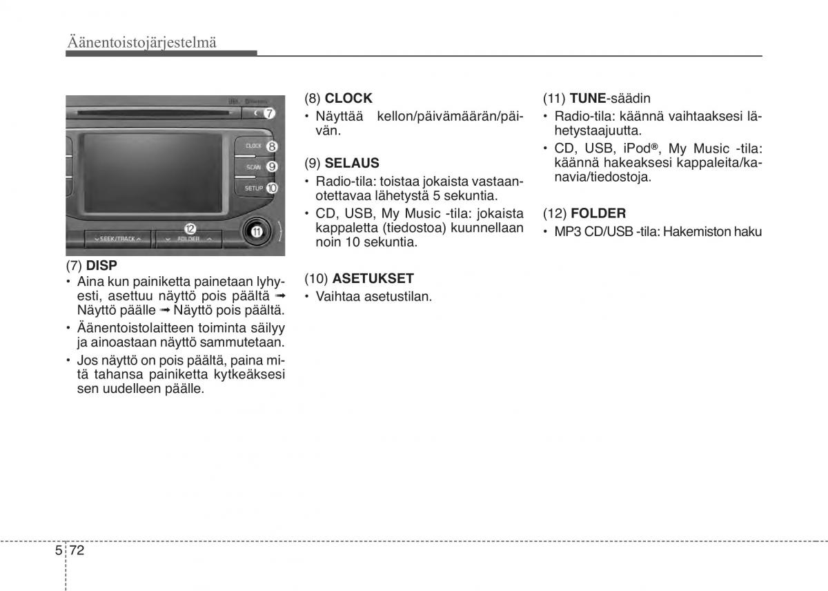 KIA Sportage IV omistajan kasikirja / page 356