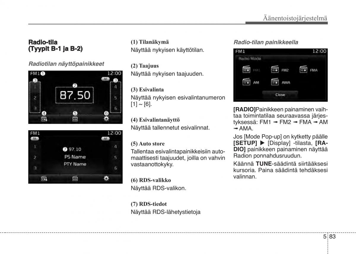 KIA Sportage IV omistajan kasikirja / page 367