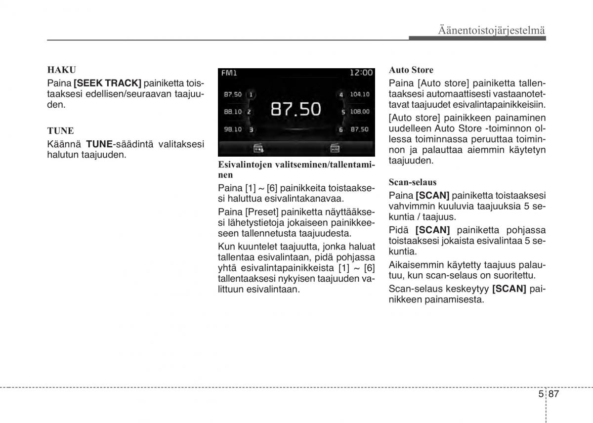 KIA Sportage IV omistajan kasikirja / page 371