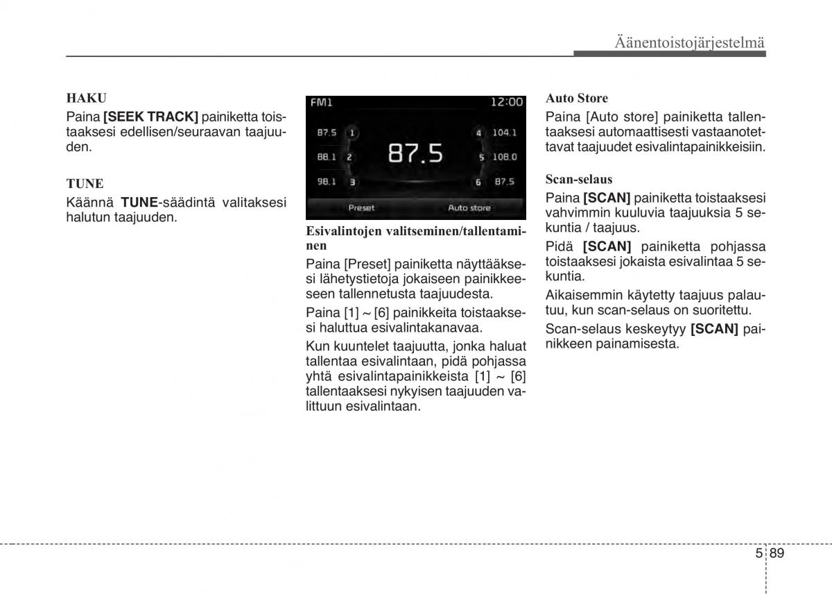 KIA Sportage IV omistajan kasikirja / page 373