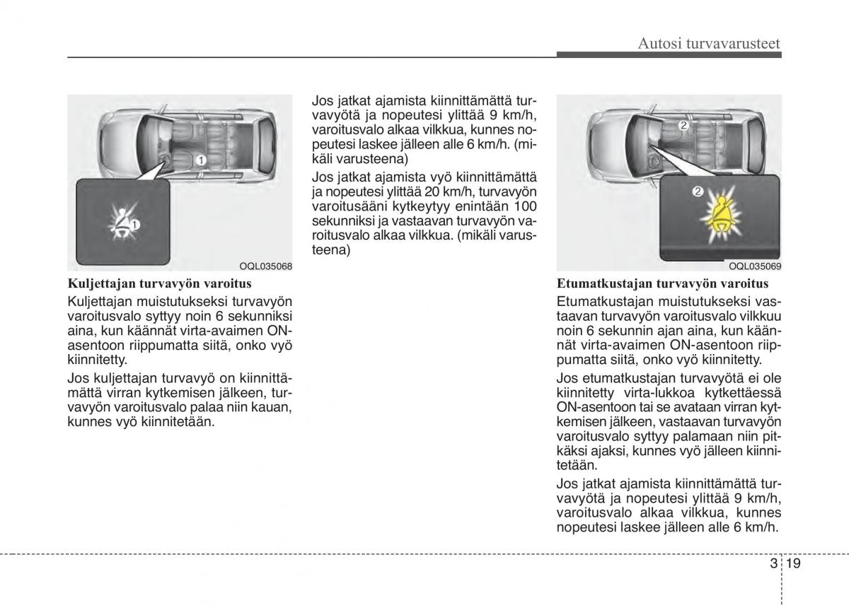 KIA Sportage IV omistajan kasikirja / page 38