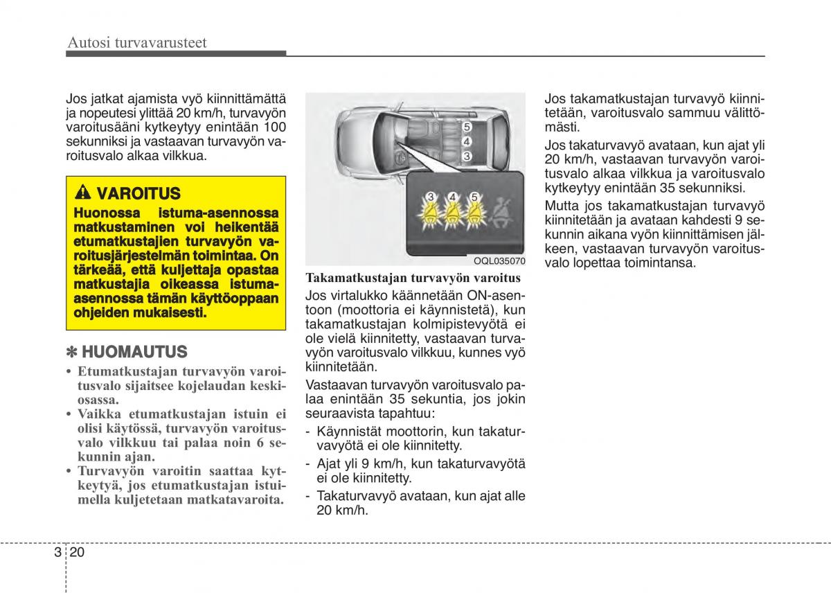 KIA Sportage IV omistajan kasikirja / page 39