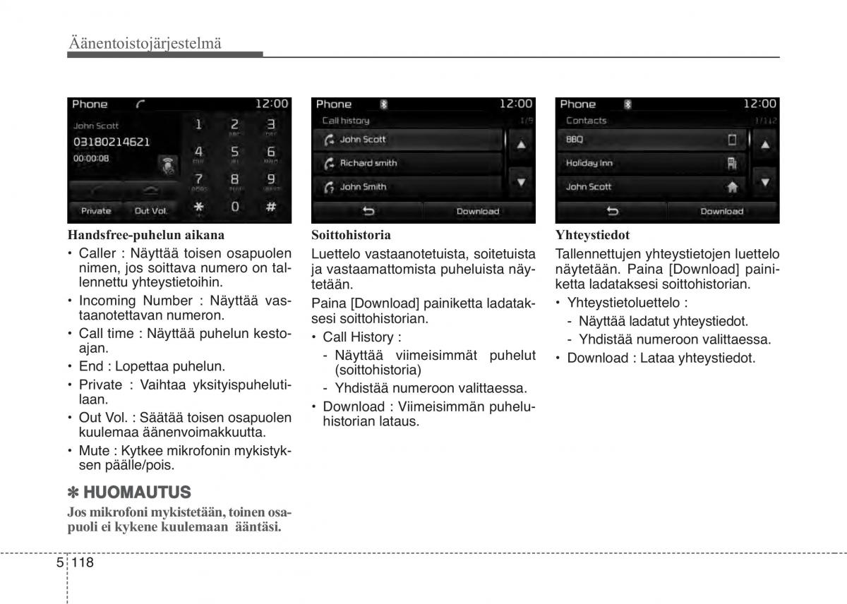 KIA Sportage IV omistajan kasikirja / page 402