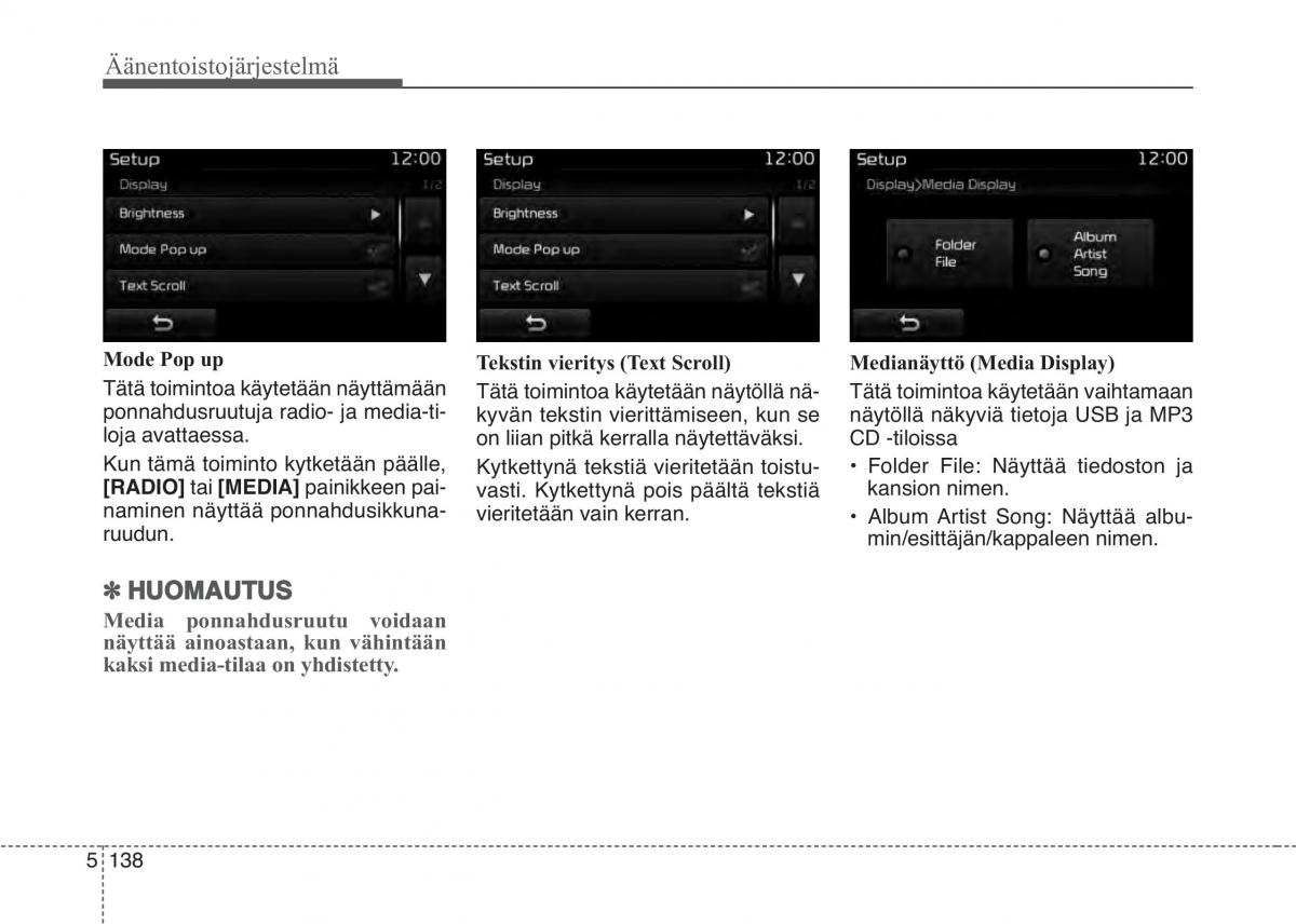 KIA Sportage IV omistajan kasikirja / page 422