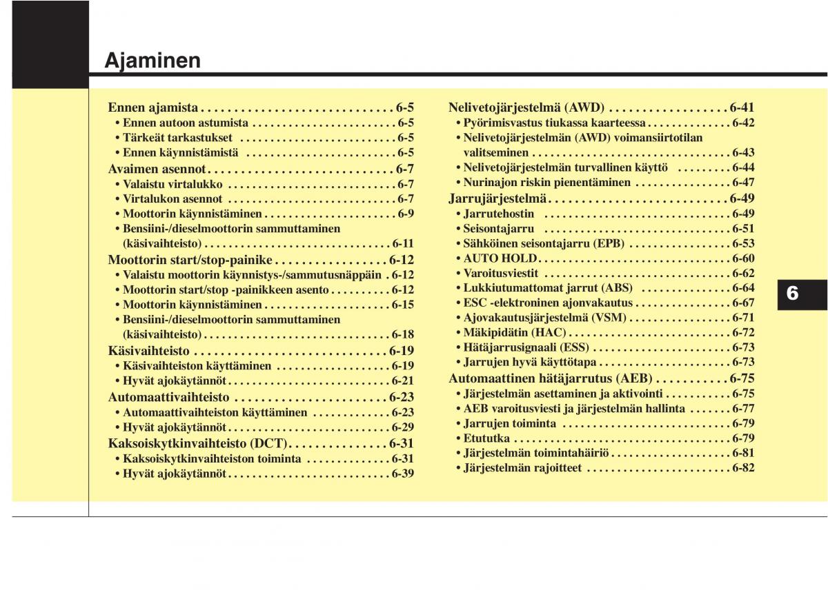 KIA Sportage IV omistajan kasikirja / page 433