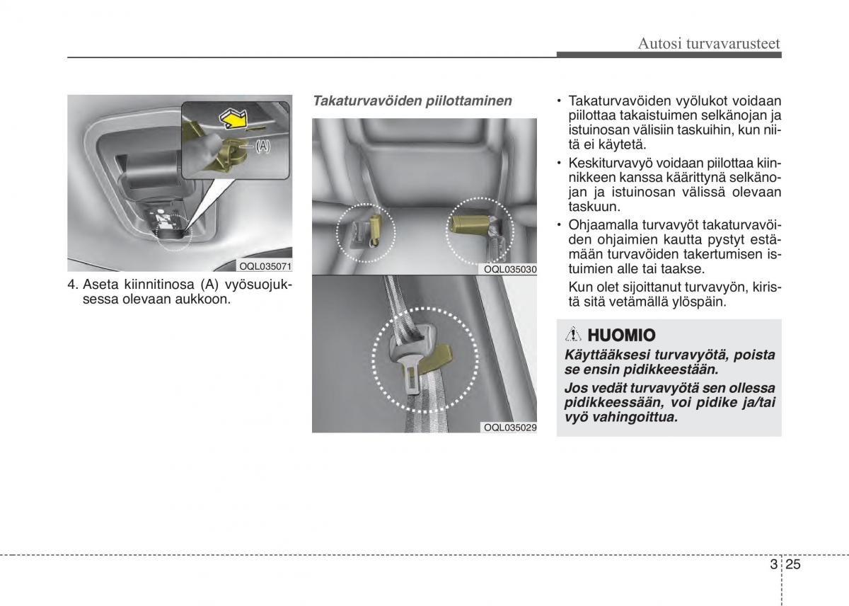 KIA Sportage IV omistajan kasikirja / page 44