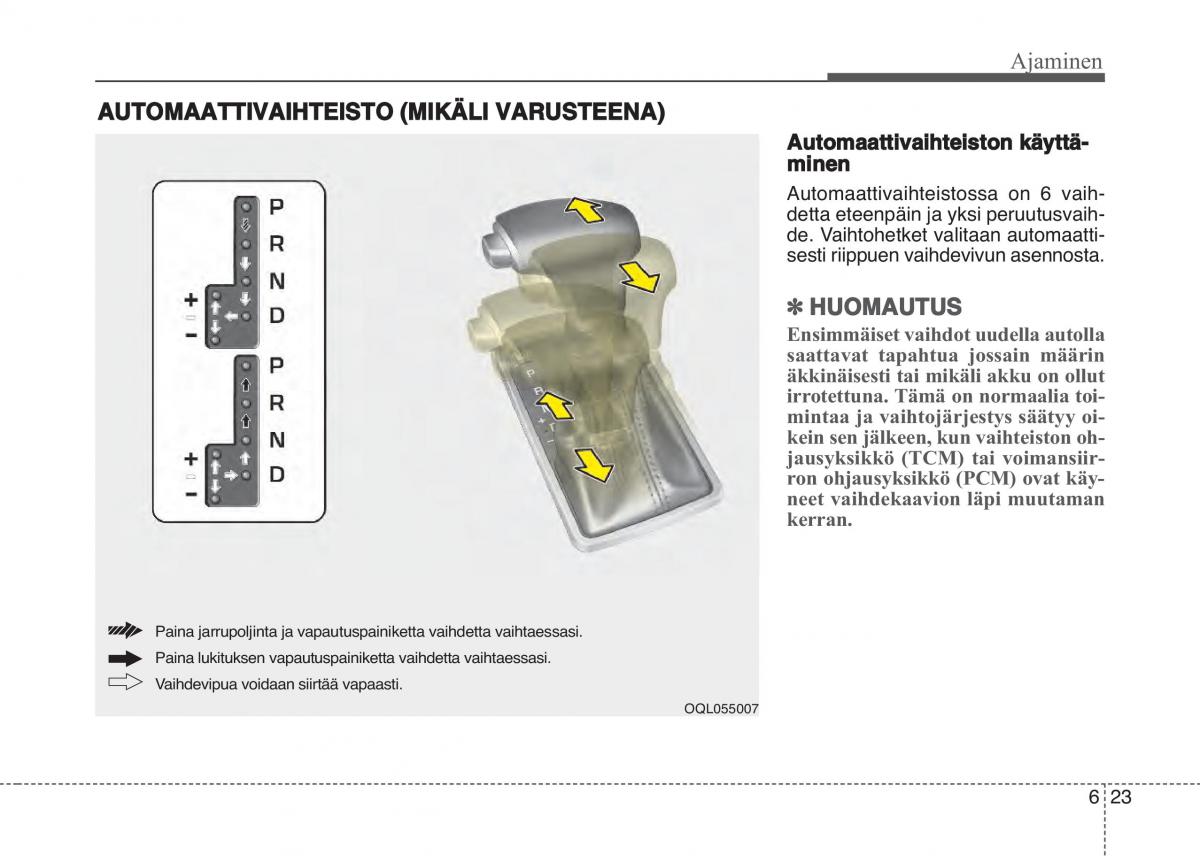 KIA Sportage IV omistajan kasikirja / page 455