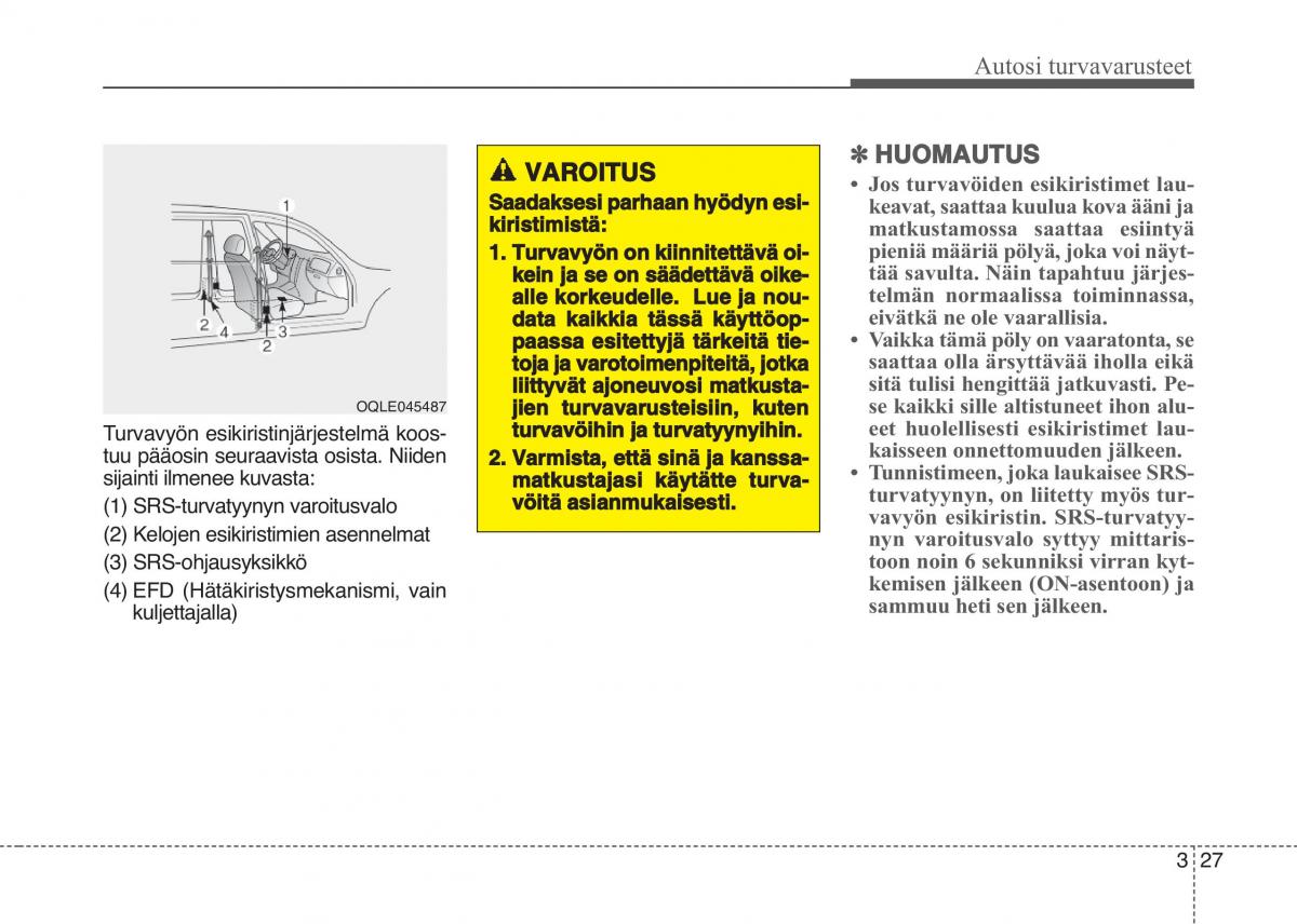 KIA Sportage IV omistajan kasikirja / page 46