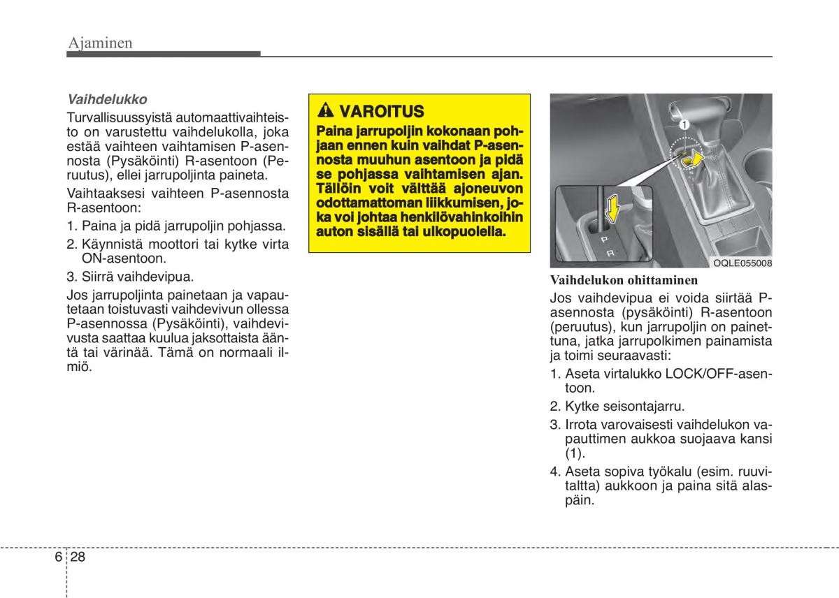 KIA Sportage IV omistajan kasikirja / page 460