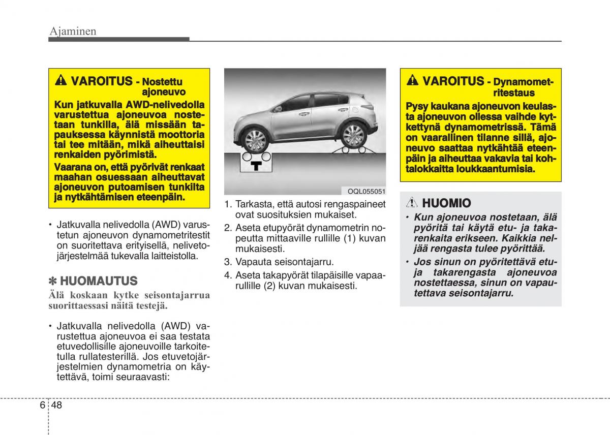 KIA Sportage IV omistajan kasikirja / page 480