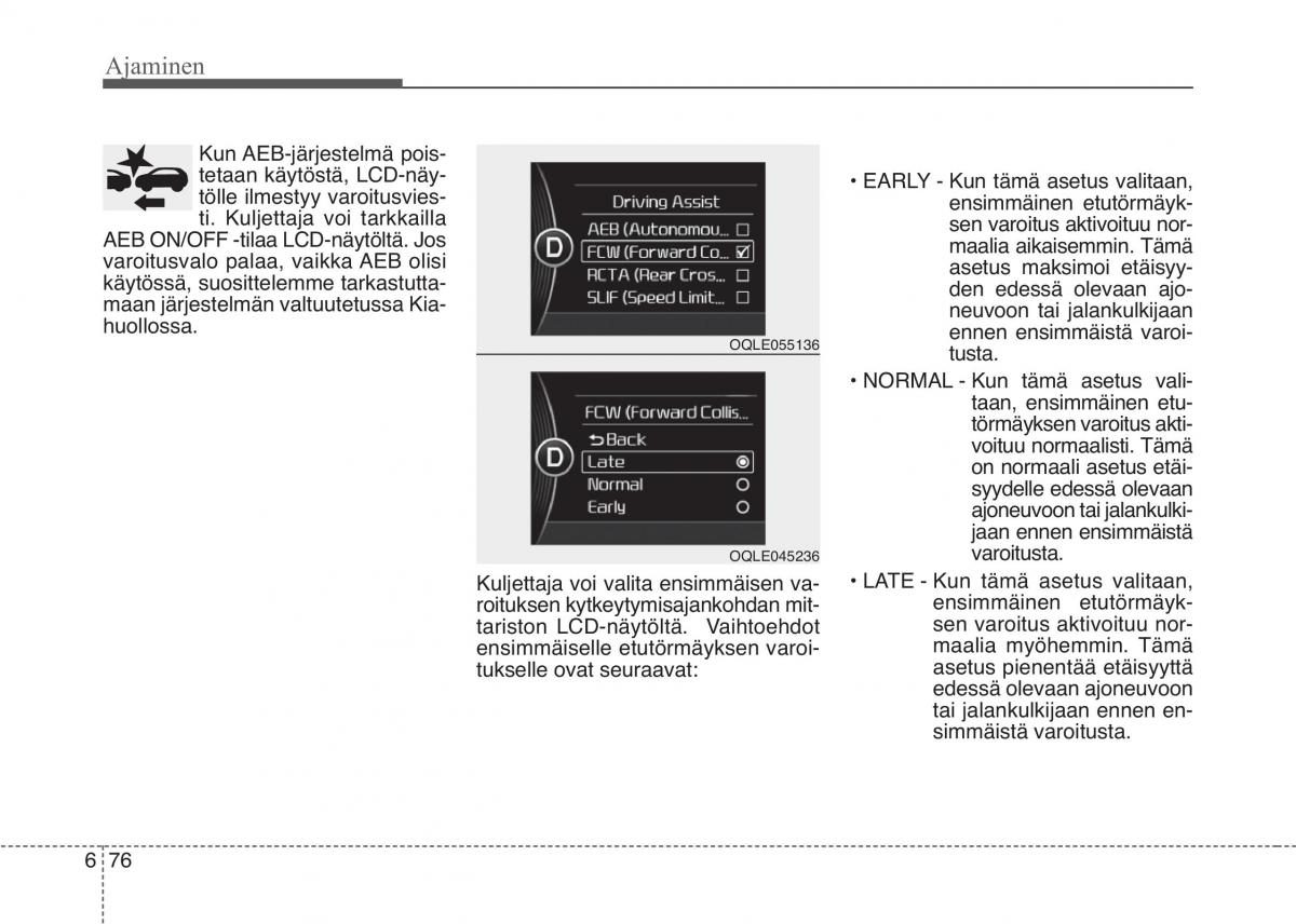 KIA Sportage IV omistajan kasikirja / page 508