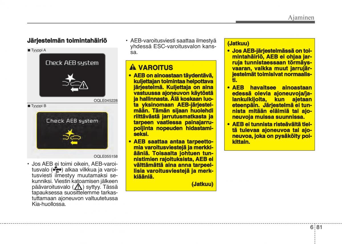 KIA Sportage IV omistajan kasikirja / page 513