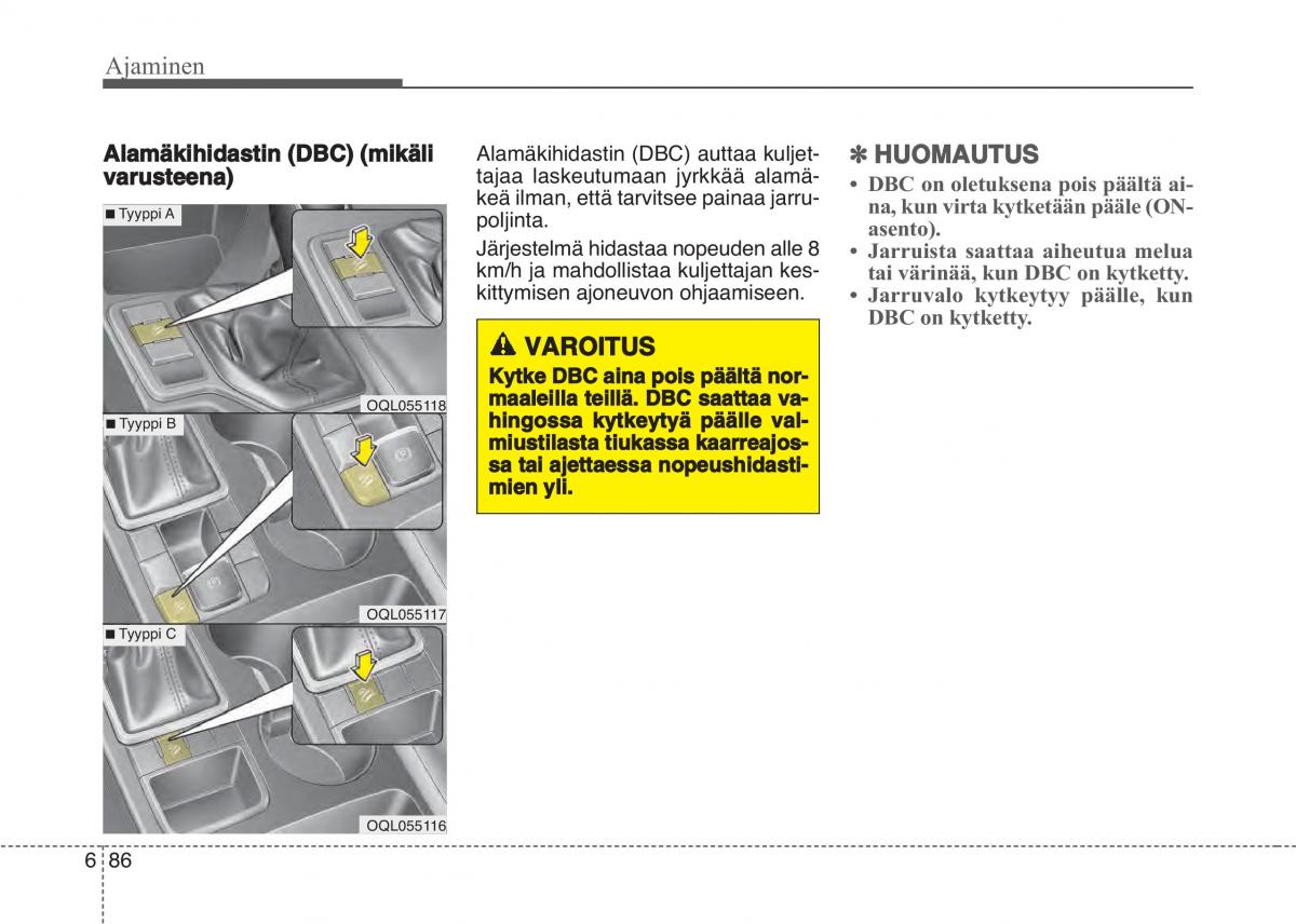 KIA Sportage IV omistajan kasikirja / page 518