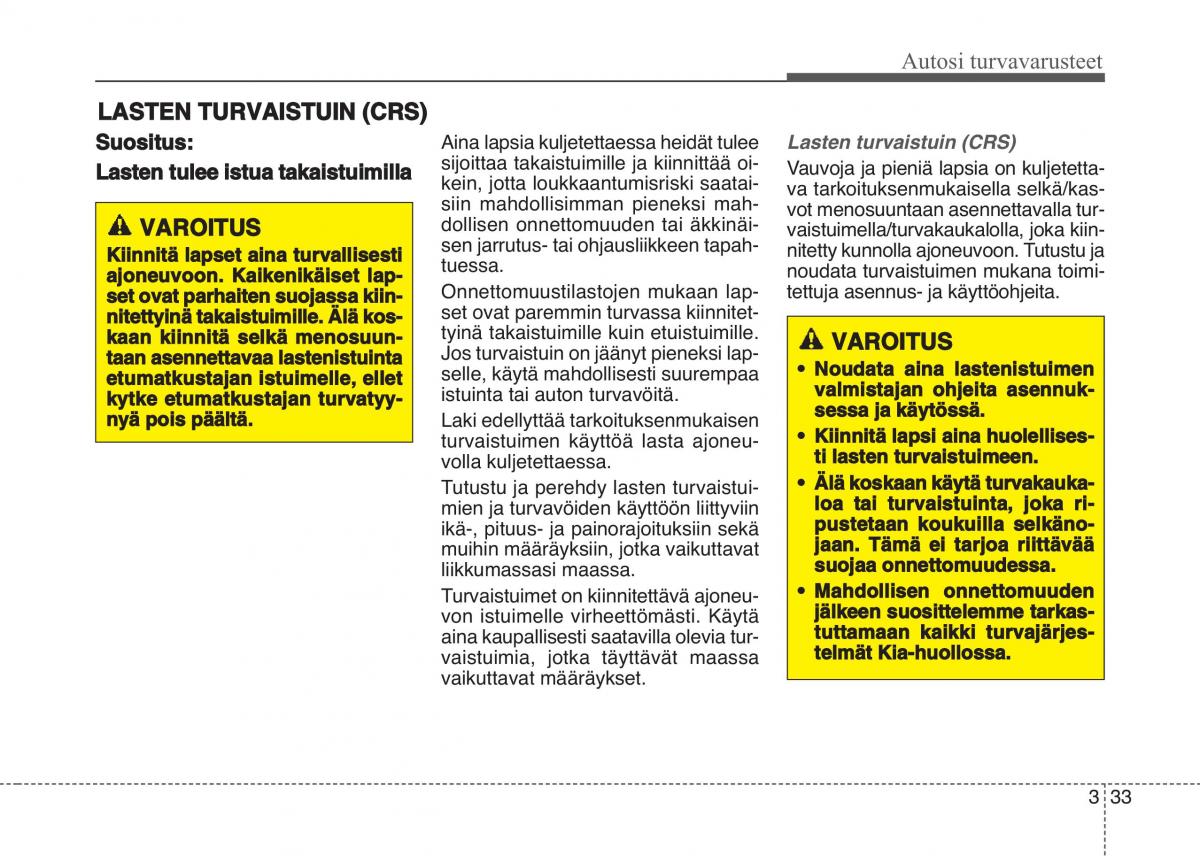 KIA Sportage IV omistajan kasikirja / page 52