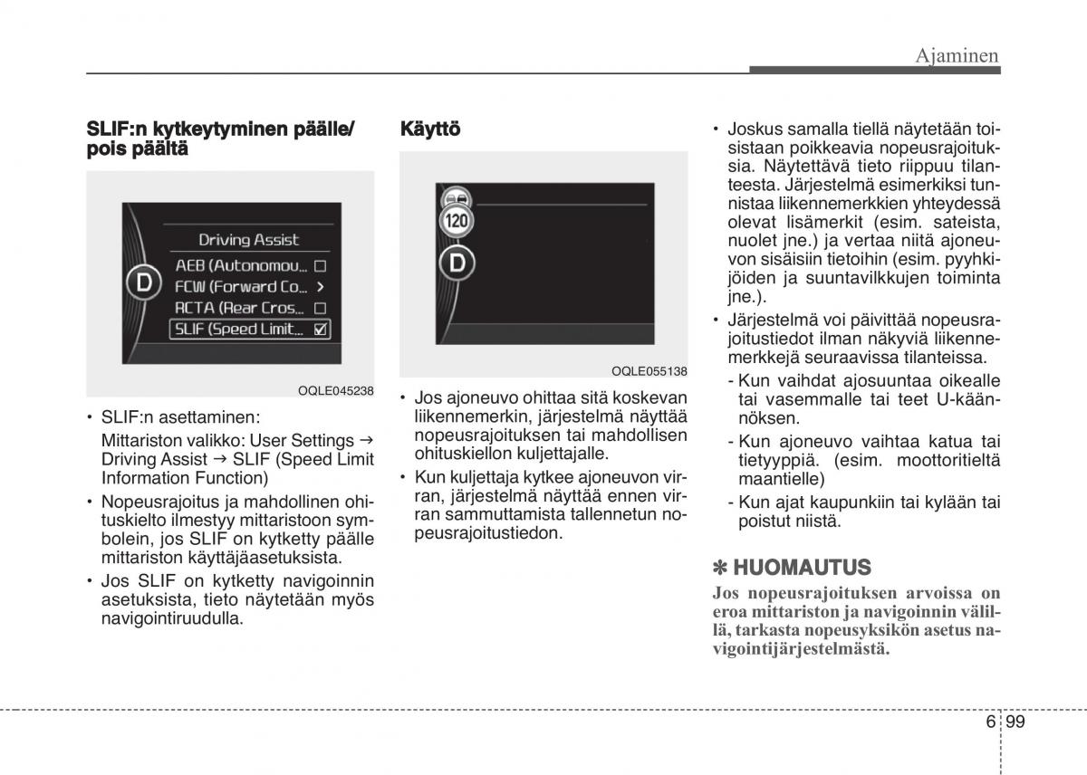 KIA Sportage IV omistajan kasikirja / page 531