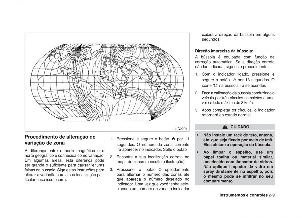 Nissan Altima L33 V 5 manual del propietario / page 82