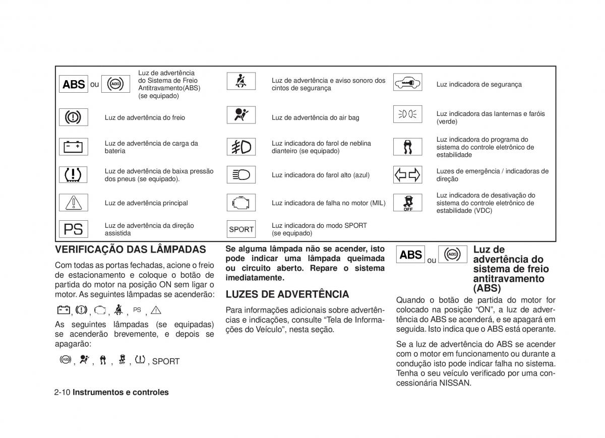 Nissan Altima L33 V 5 manual del propietario / page 83