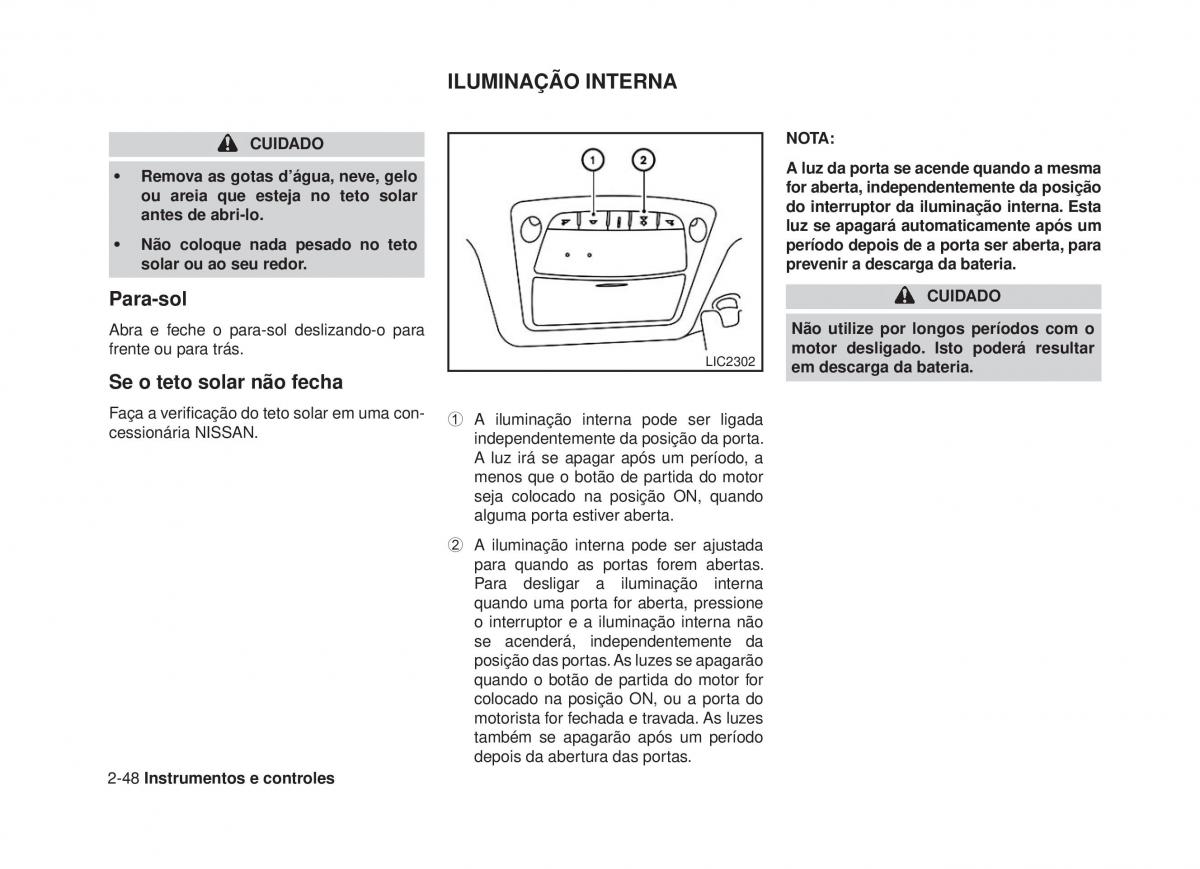 Nissan Altima L33 V 5 manual del propietario / page 121