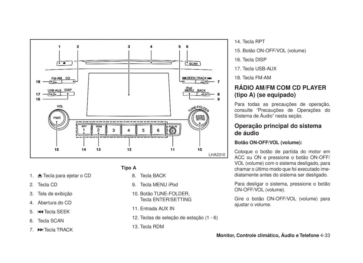 Nissan Altima L33 V 5 manual del propietario / page 184