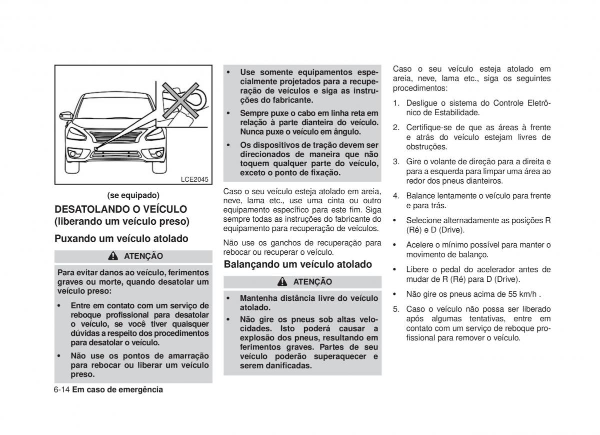 Nissan Altima L33 V 5 manual del propietario / page 267